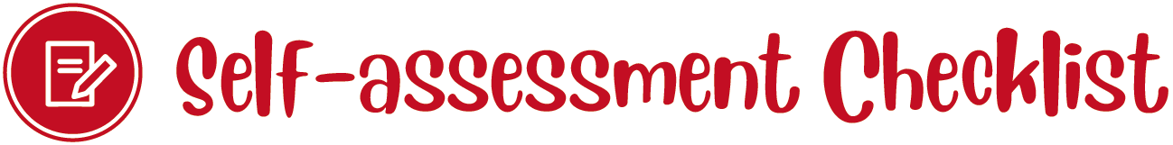 Self assessment Checklist